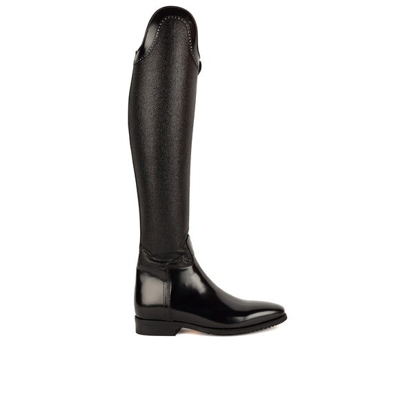 Stivali Paracolpi Per Cavallo BENZ EQUESTRIAN - Pelle Sintetica Nera, Taglie S/M/L/XL