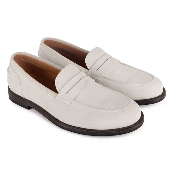 BRENDA 56040<br>White College loafer