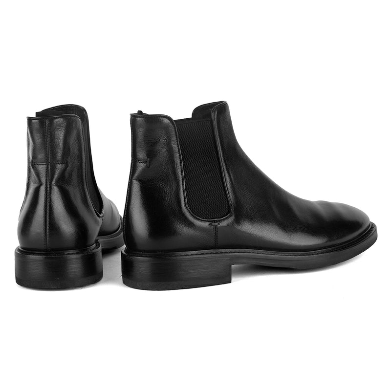 IVAN 91008<br> Classic Black Chelsea Boots
