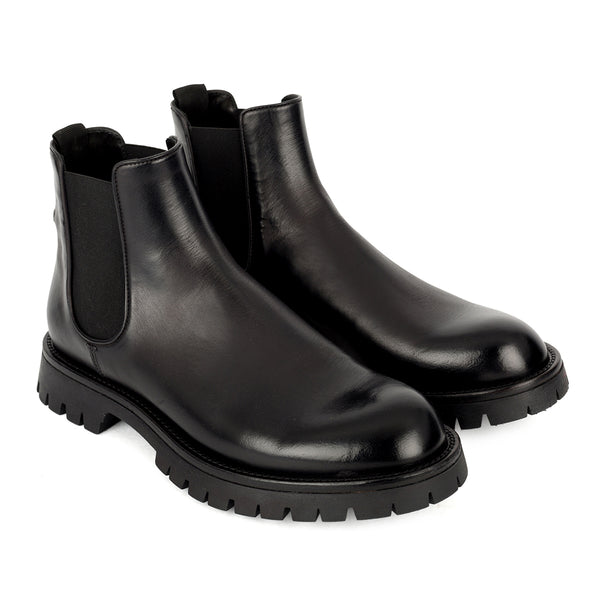 IVAN 91008<br> Black Chelsea Boots