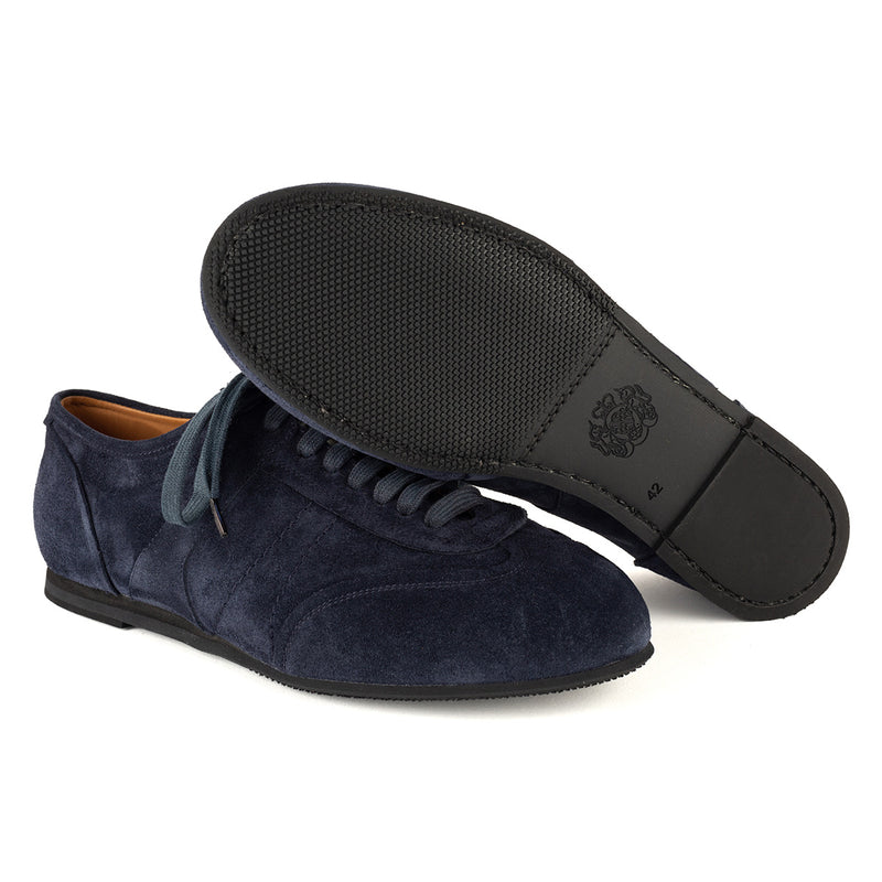 SPORT 94013<br> Blue velour sneakers