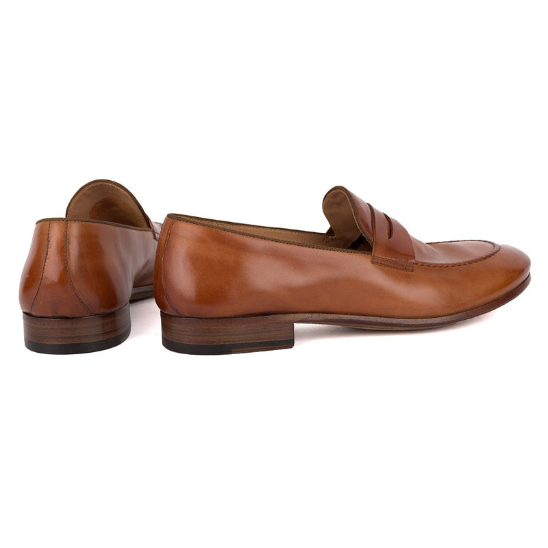 BRIAN 61011<br>Tan horse loafers
