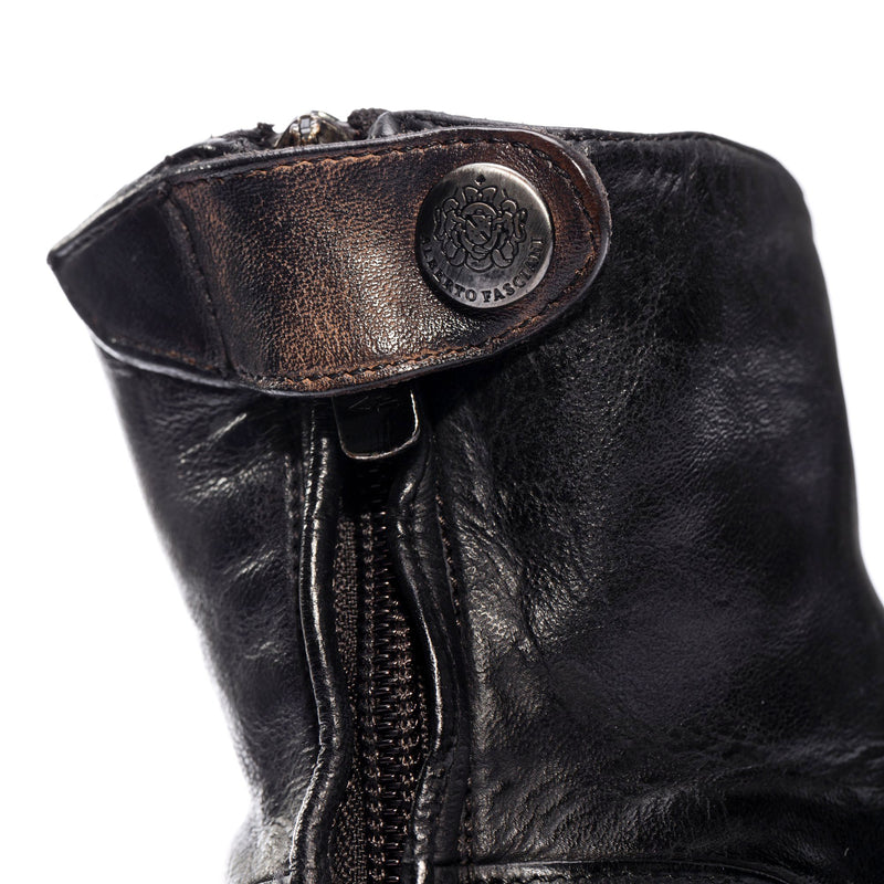 ELIAS 10000 , Aged Black Ankle boots , vista 3