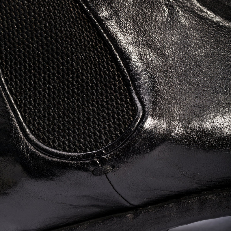 ELIAS 628 , Black washed chelsea boots, vista 3