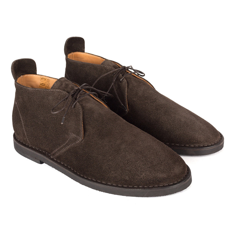 YAGO-348<br>Deep brown chukka boots