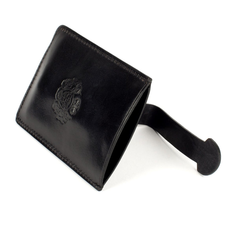 Black Card Holder with Clip